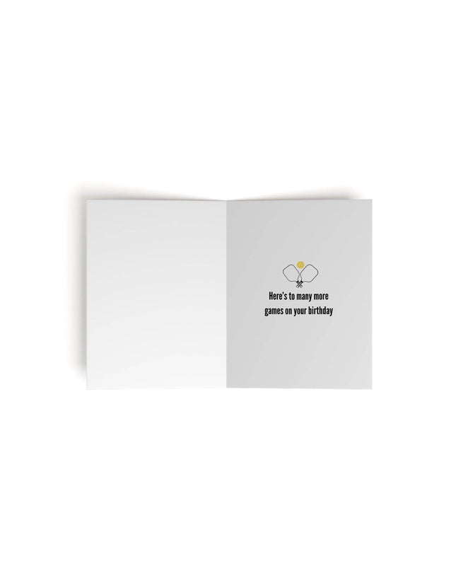 One More Game Pickleball Birthday Greeting Card