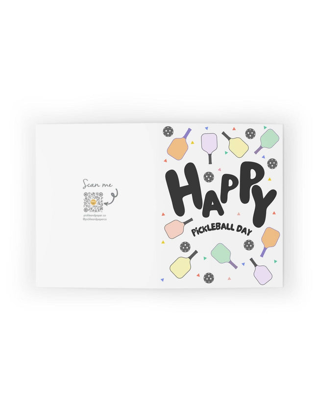 Happy Pickleball Day Greeting Card