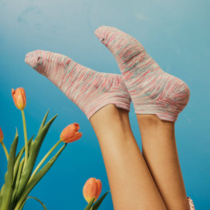 Space Dye | Ankle Compression Socks for Women