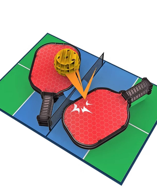 Pickleball Pop Up Card