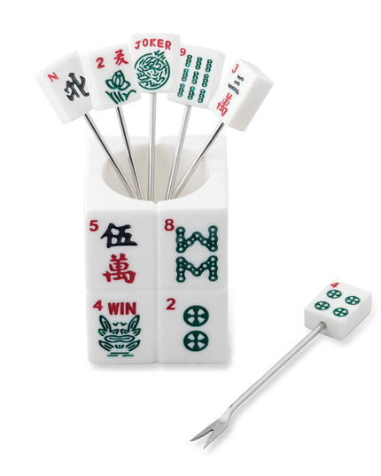 7-Piece MaJong Cocktail Pick Set