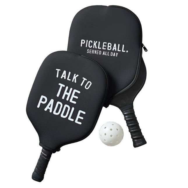 "PICKLEBALL Served All Day" Paddle Cover