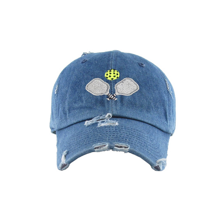 Pickleball Vintage Dad Hat Patriotic Colors