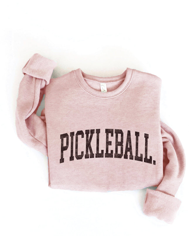 PICKLEBALL Graphic Sweatshirt:  Mauve