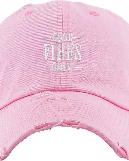 Good Vibes Vintage Dad Hat