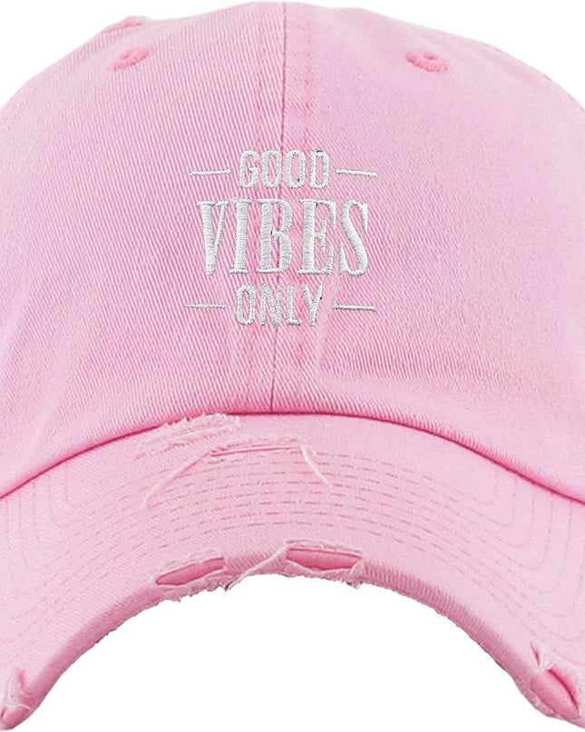 Good Vibes Vintage Dad Hat
