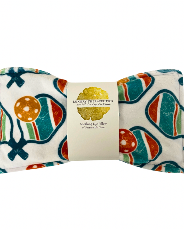 Soothing Eye Pillow Rectangle- Pickleball Paddle White