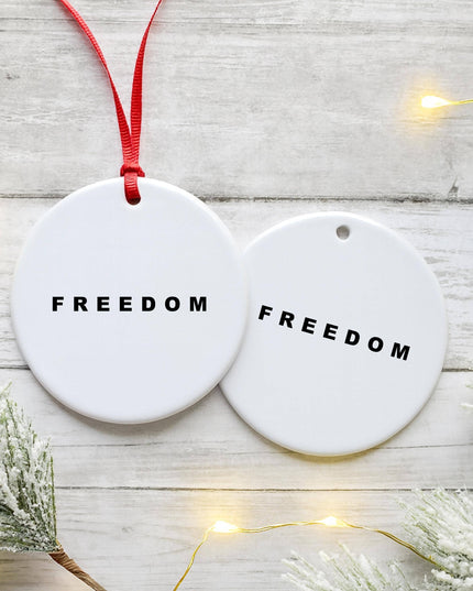 Freedom Ornament, Freedom Gift, Justice for Him