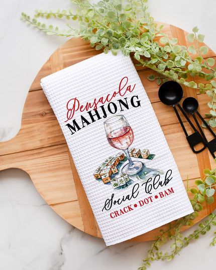 Mahjong Social Club Towel