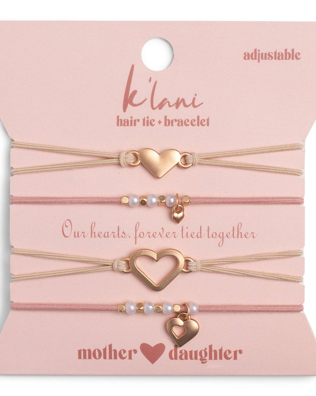 Mother / Daughter Hair Tie Bracelets