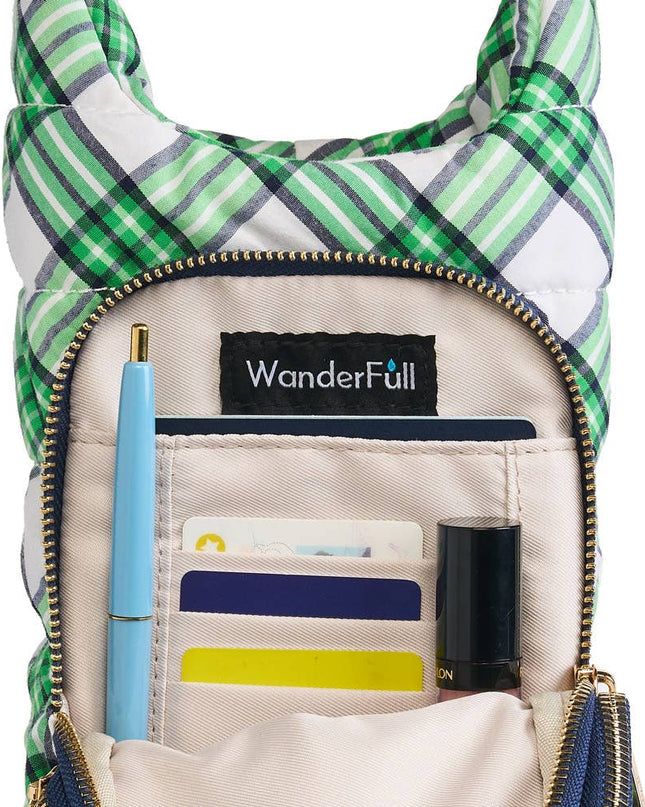 Navy & Green Plaid HydroBag®
