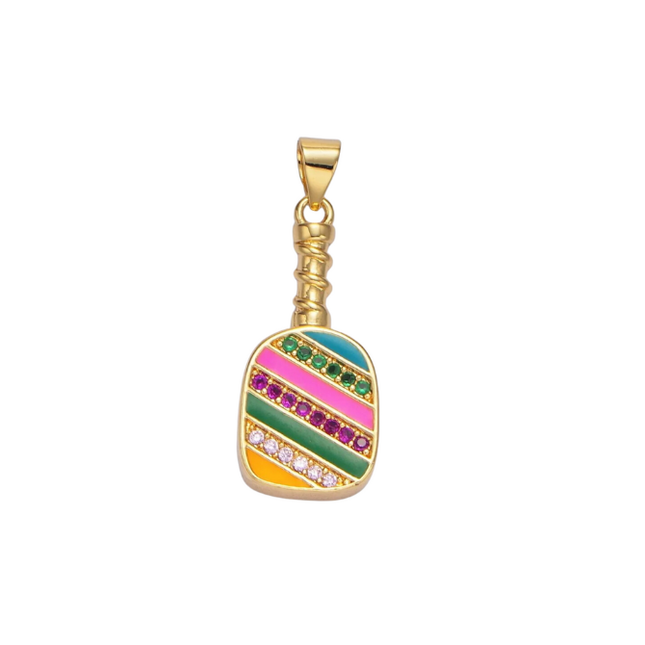 Pickleball Paradise Charm