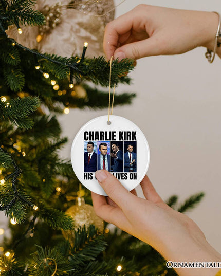 Charlie Lives On Ornament