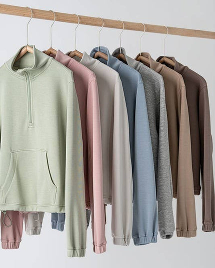 Athletic Accent Quarter Zip Pullover