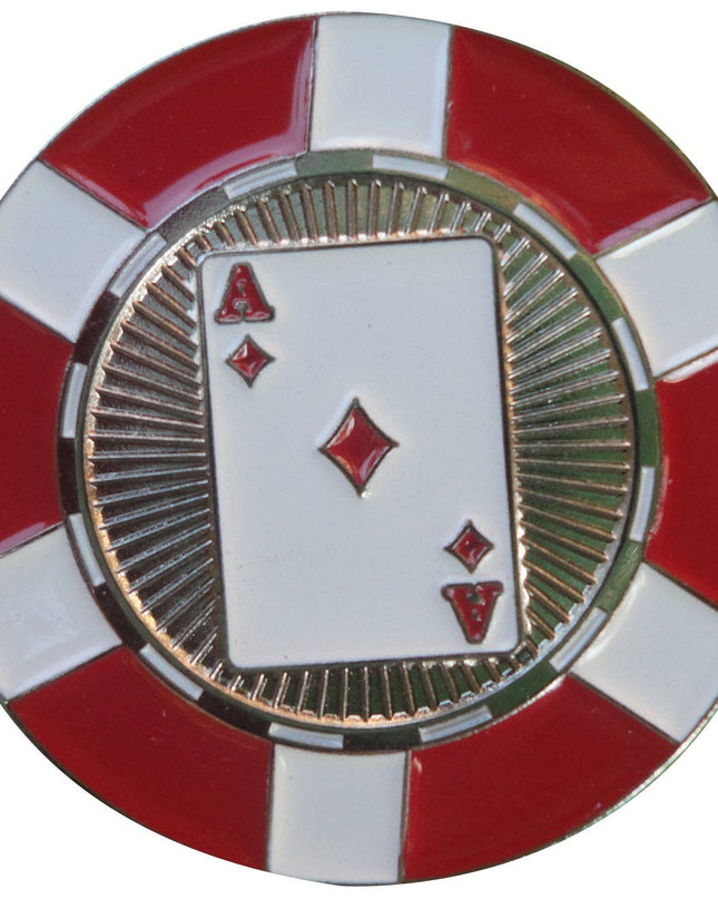 Ace of Diamonds Poker Chip Ball Marker