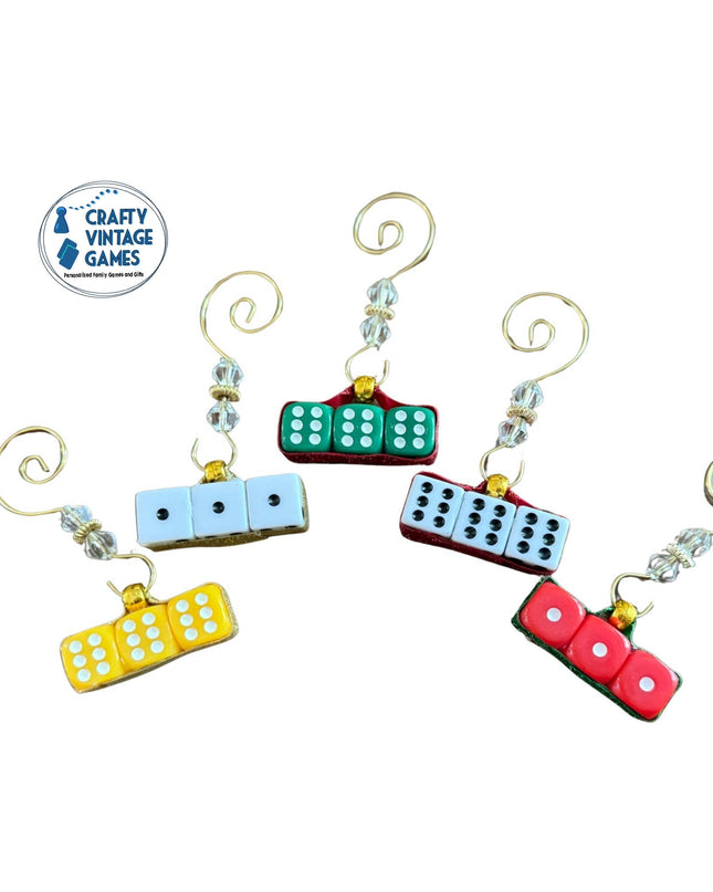 3 dice Bunco Ornament