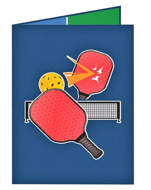 Pickleball Pop Up Card