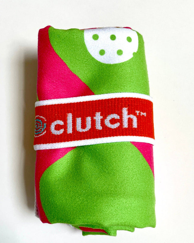 Green & Pink Pickleball Sport Towel