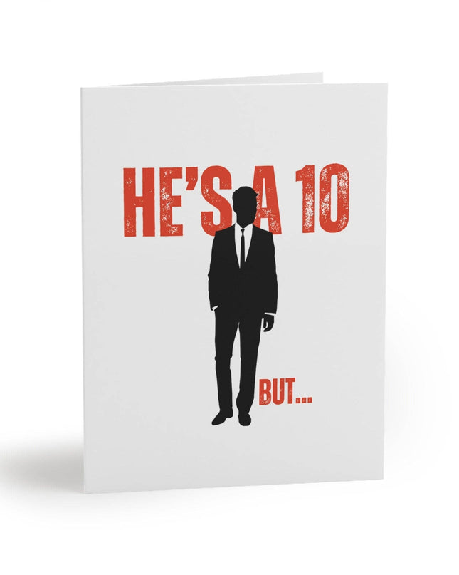 He's a 10 but His DUPR is a 2.5 Pickleball Greeting Card