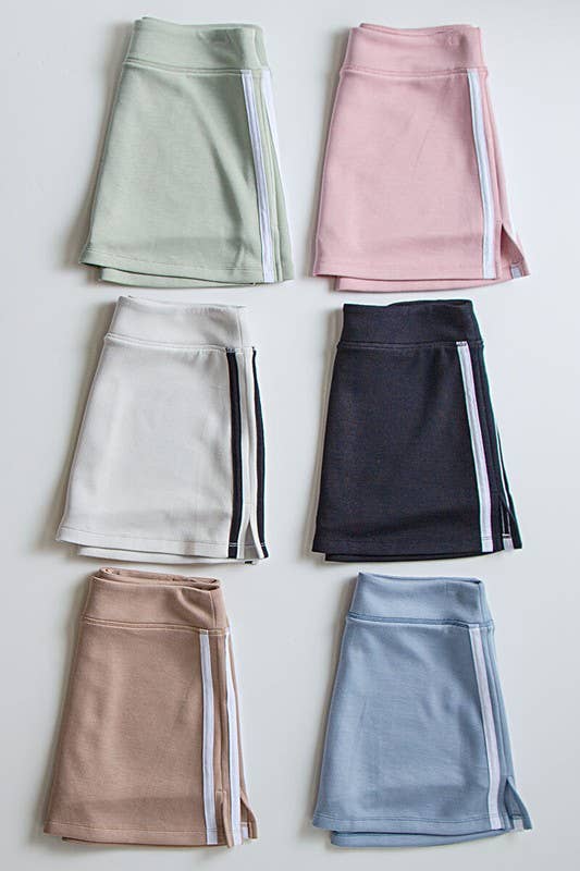 Athletic Accent Sweat Skort