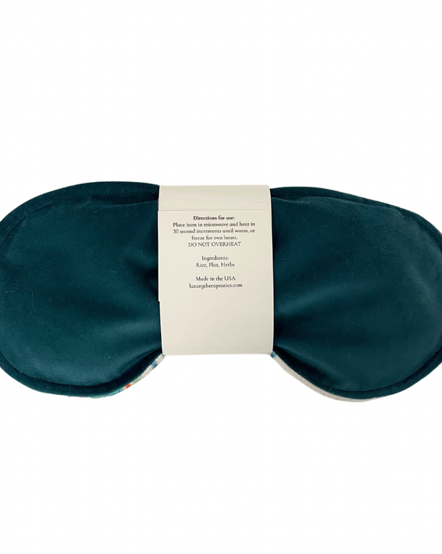 Soothing Eye Pillow w/Removable Cover- Pickleball White