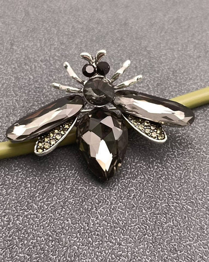 Glass Bee  Brooch
