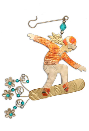 Snowboarder Ornament