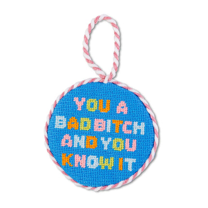 Bad Bitch Ornament BagTag