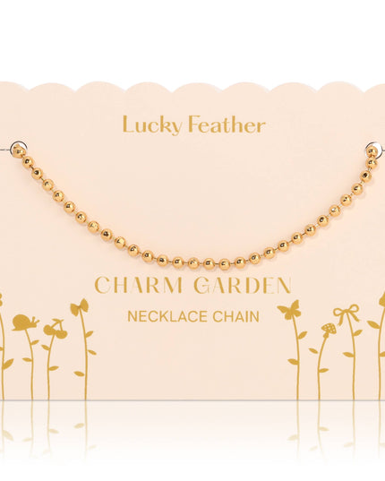 Gold Necklace Chain for Charms