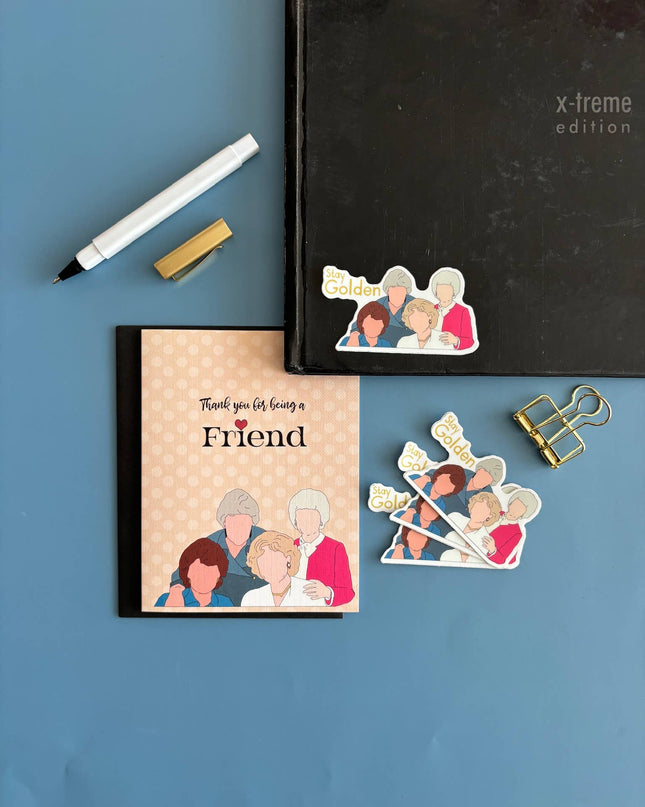 Thank You for being a Friend Pop Icon Card