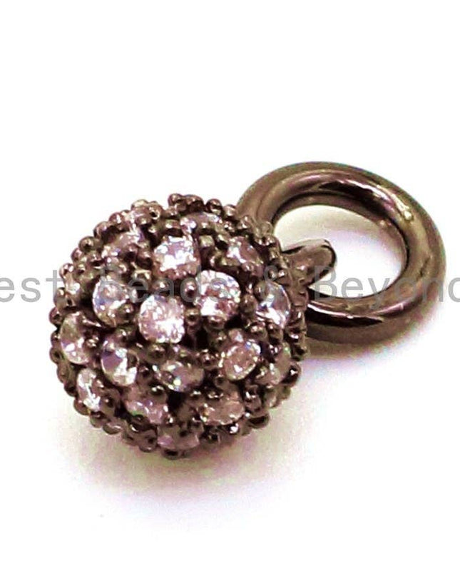 Pickleball Pave Ball Charm
