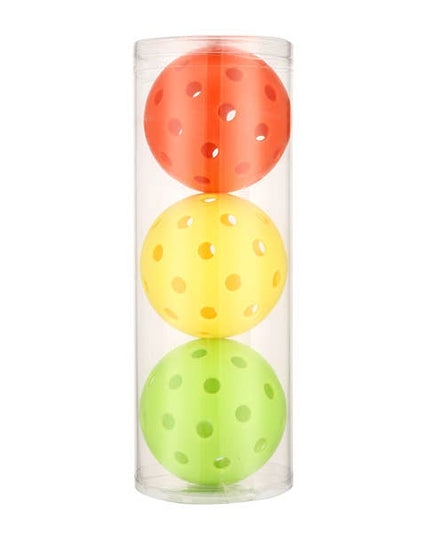Multi Color PICKLE Ball Pack of 3