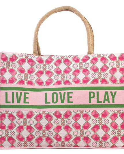 Pickleball Love Juco Tote