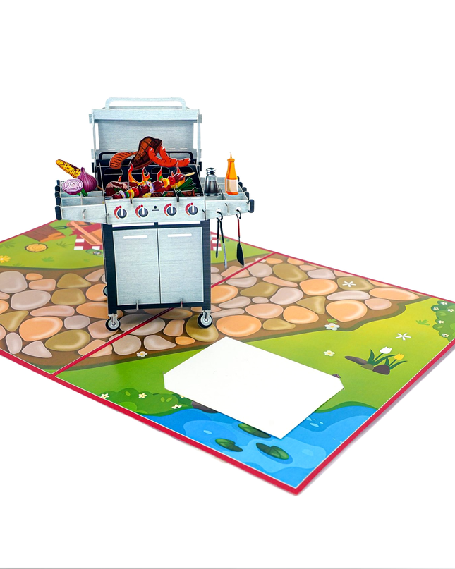 BBQ Pop Up Card