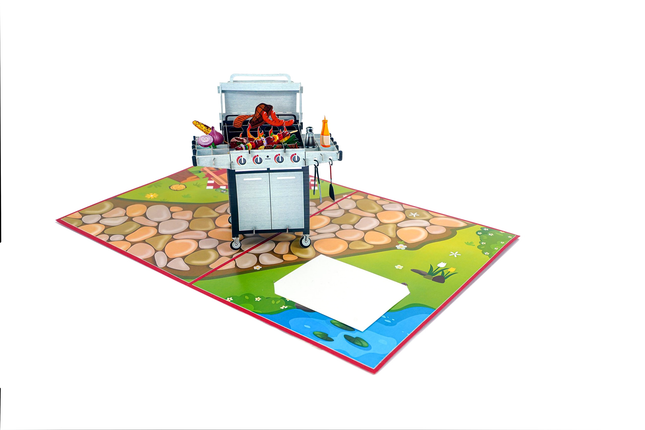 BBQ Pop Up Card