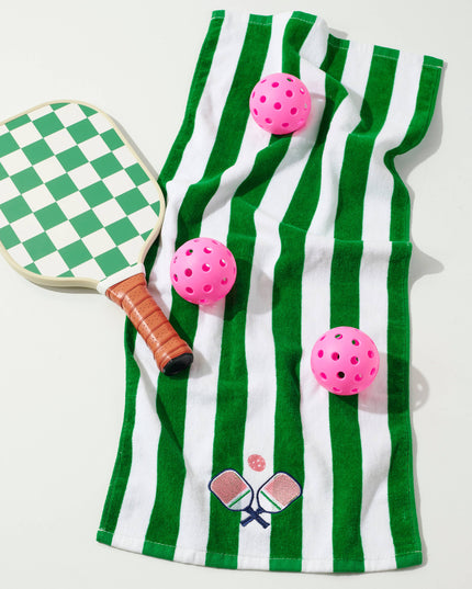 PADDLES STRIPE PICKLEBALL TOWEL