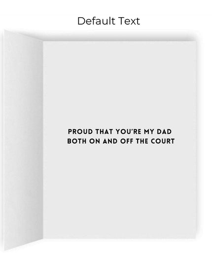 Best Pickleball Dad Ever Greeting Card