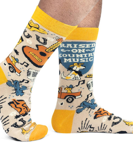 Raised on Country Music Socks