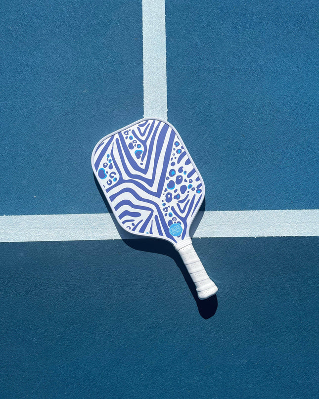 Zebra Cat Designer Pickleball Paddle