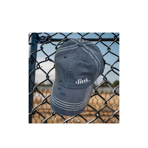 "Dink" Exclusive Embroidered Vintage Distressed Washed Style Baseball Caps