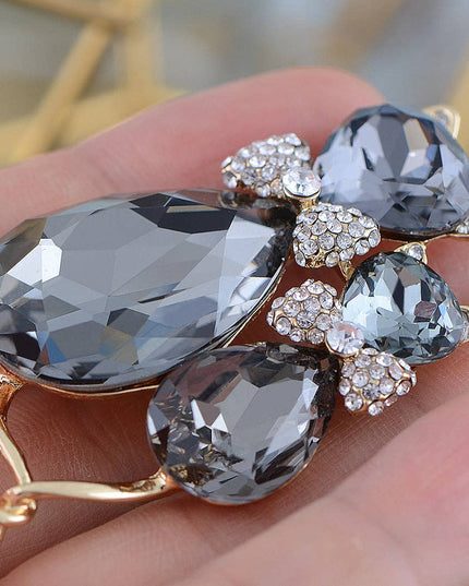 Light Smoked Topaz Kitty Cat Animal Brooch Pin