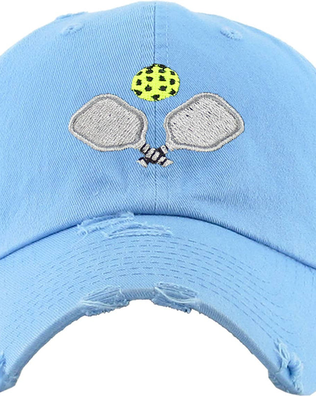 Pickleball Vintage Dad Hat Patriotic Colors
