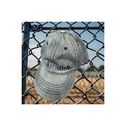 "Dink" Exclusive Embroidered Vintage Distressed Washed Style Baseball Caps