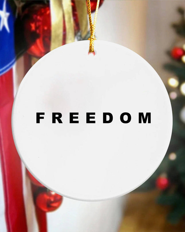Freedom Ornament, Freedom Gift, Justice for Him