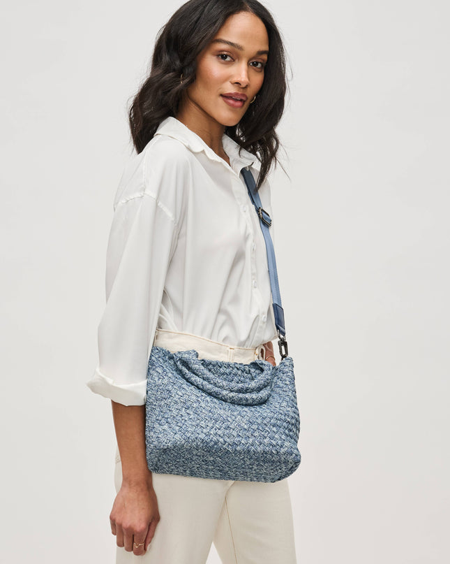 Sky's The Limit - Small Denim Crossbody