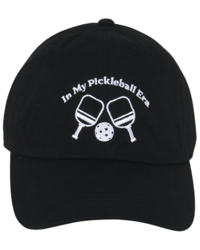 In My Pickleball Era Embroidered Baseball Cap