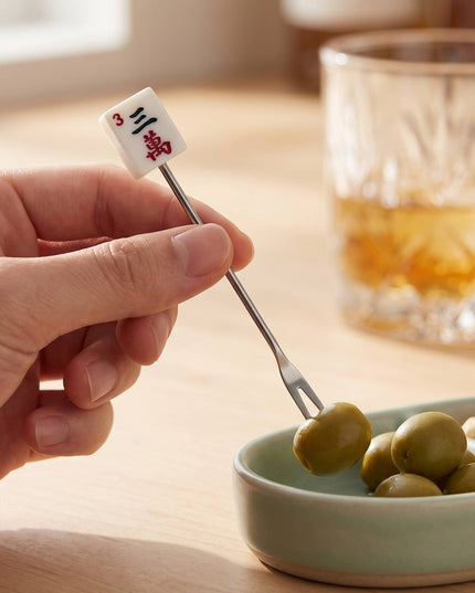 7-Piece MaJong Cocktail Pick Set