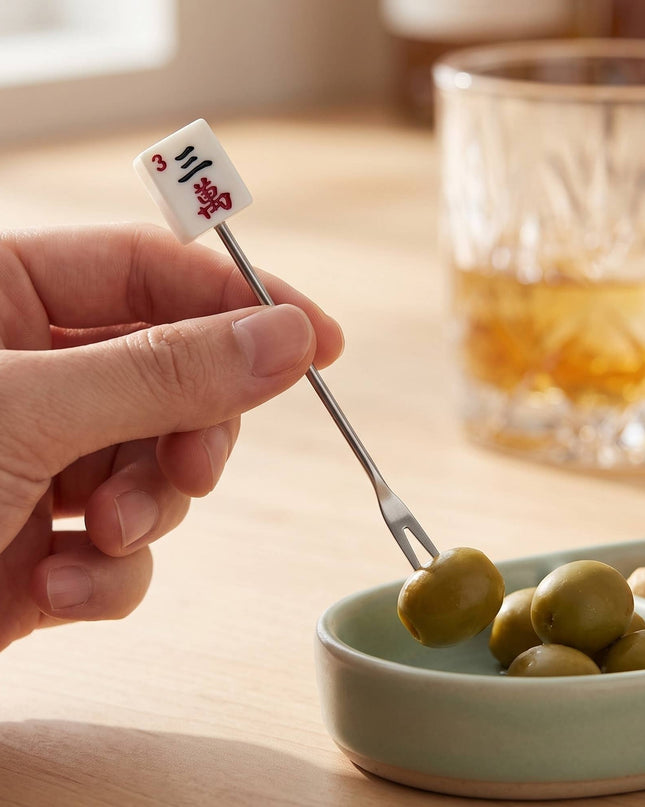 7-Piece MaJong Cocktail Pick Set