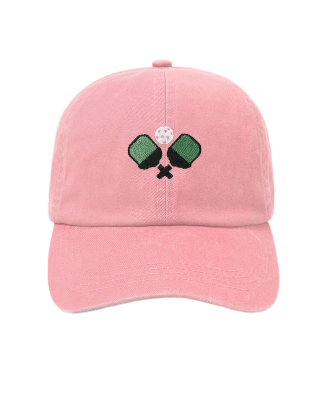 Pickleball Icon Cotton Baseball Cap