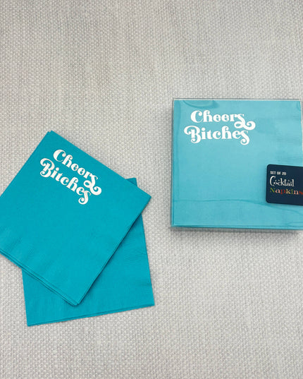 Cheers B**chs Cocktail Napkin